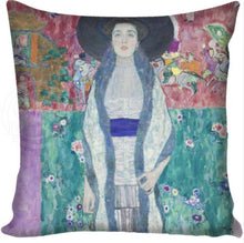 Load image into Gallery viewer, Gustav Klimt Painting Pillowcase Square Pillow Cover Cushion Cover Custom Gift 45x45cm