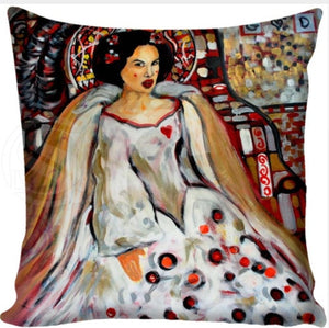 Gustav Klimt Painting Pillowcase Square Pillow Cover Cushion Cover Custom Gift 45x45cm