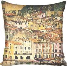 Load image into Gallery viewer, Gustav Klimt Painting Pillowcase Square Pillow Cover Cushion Cover Custom Gift 45x45cm