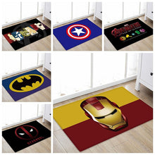 Load image into Gallery viewer, 1pcs 40x60cm Marvel The Avengers Plush Carpet Iron Man Captain America Batman Rug Cotton Christmas Gift for Kids Drop Shipping