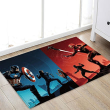 Load image into Gallery viewer, 1pcs 40x60cm Marvel The Avengers Plush Carpet Iron Man Captain America Batman Rug Cotton Christmas Gift for Kids Drop Shipping