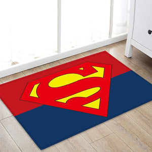 1pcs 40x60cm Marvel The Avengers Plush Carpet Iron Man Captain America Batman Rug Cotton Christmas Gift for Kids Drop Shipping