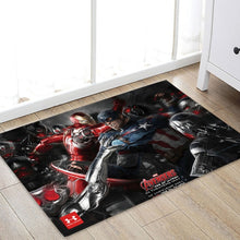 Load image into Gallery viewer, 1pcs 40x60cm Marvel The Avengers Plush Carpet Iron Man Captain America Batman Rug Cotton Christmas Gift for Kids Drop Shipping