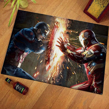 Load image into Gallery viewer, 1pcs 40x60cm Marvel The Avengers Plush Carpet Iron Man Captain America Batman Rug Cotton Christmas Gift for Kids Drop Shipping