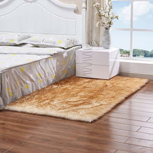 Load image into Gallery viewer, Super Soft Rectangle Faux Sheepskin Fur Area Rugs for Bedroom Floor Shaggy Silky Plush Carpet White Faux Fur Rug Bedside Rugs