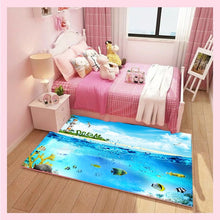 Load image into Gallery viewer, The princess pink carpet antiskid crawl cartoon kids room rugs and carpet  unicorn decoration bedroom area rug Cute tapete