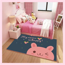 Load image into Gallery viewer, The princess pink carpet antiskid crawl cartoon kids room rugs and carpet  unicorn decoration bedroom area rug Cute tapete