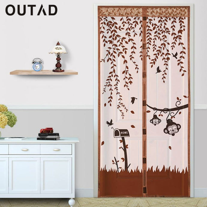 newOUTAD Durable Screen Door Mosquito Net Curtain Protect Kitchen Window Organza Scree 90*210cm/100*210cm 4 Colors