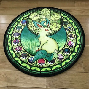 Cute Pokemon Pikachu Floor Rug Round Soft Pets Carpet Slip-resistant Bedroom Cushion Mat New Baby Child Crawling Mat