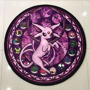 Cute Pokemon Pikachu Floor Rug Round Soft Pets Carpet Slip-resistant Bedroom Cushion Mat New Baby Child Crawling Mat