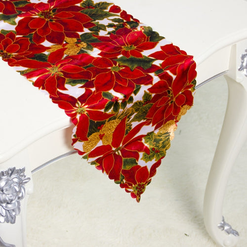 Christmas Table Runner Linen Table Flag Tablecloths Party Decoration Creative Table Runner Xmas Holiday Table Decor